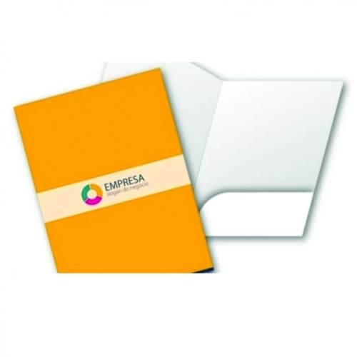 Pasta personalizada com Bolsa lisa sem impressão-TPASTABOLSA