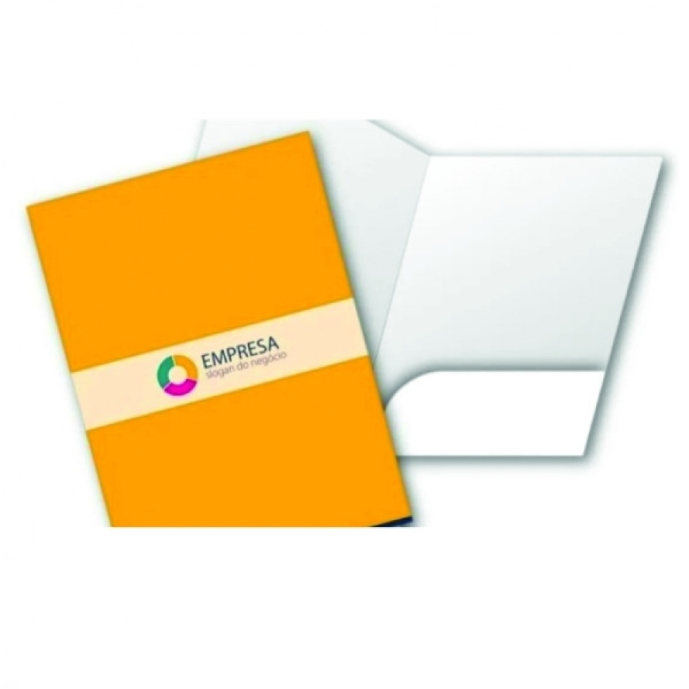 Pasta personalizada com Bolsa lisa sem impressão-TPASTABOLSA